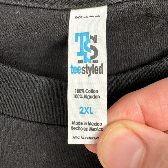 Depeche Mode Mano Urbana Short Sleeve T-Shirt Adult 2XL Black Blue - Picture 5 of 8